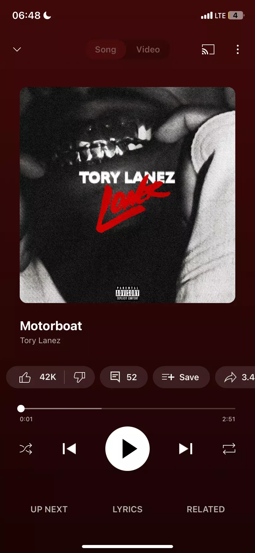 Tory Lanez – Motorboat